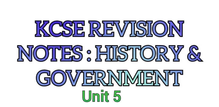 Form 1 History Notes : Social Economic And Political Organization In The 19th Century